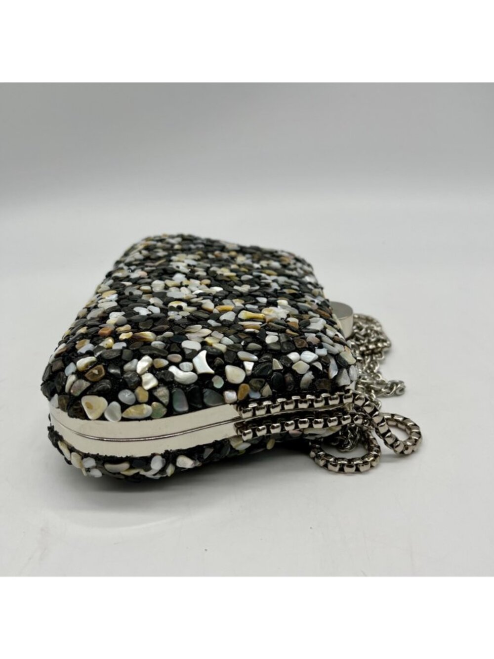 Nina Rock Candy Minaudiere Crystal Life Lock Clutch Bag - Picture 4 of 11